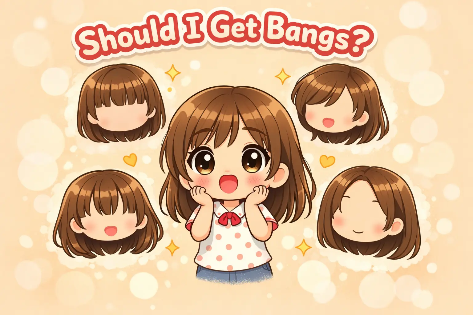 Should I Get Bangs? quiz cover