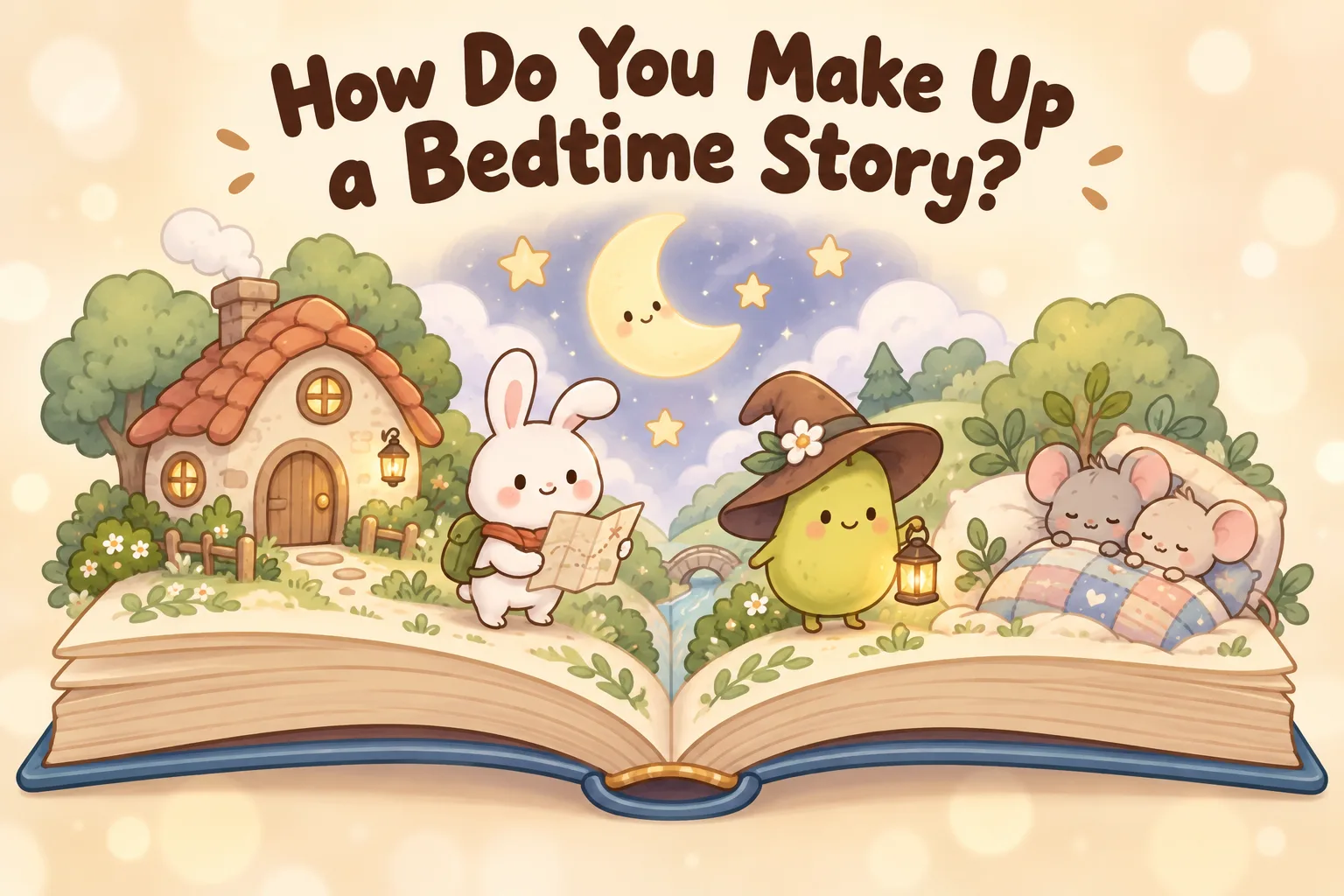 How Do You Make Up a Bedtime Story? quiz cover