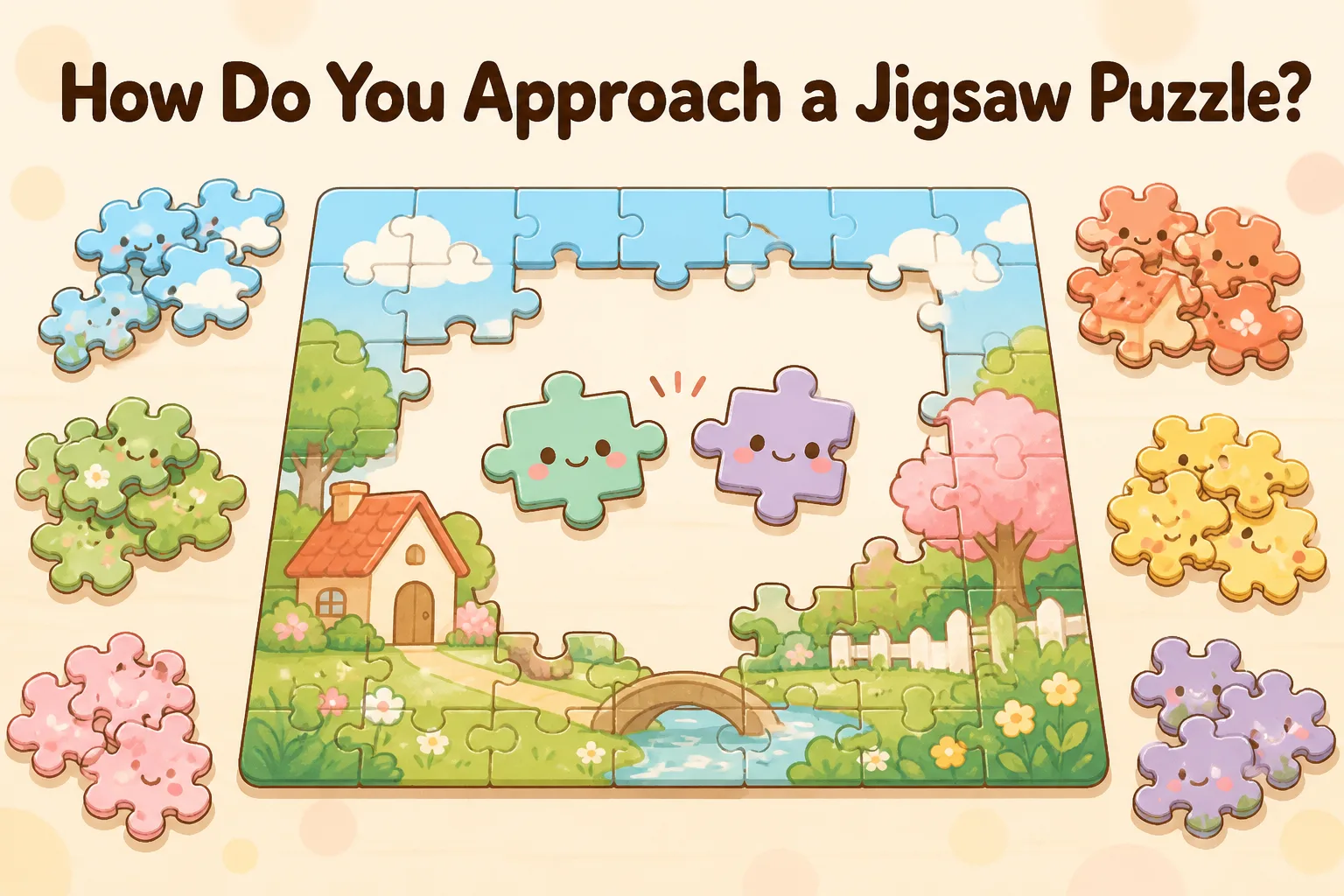 How Do You Approach a Jigsaw Puzzle? quiz cover