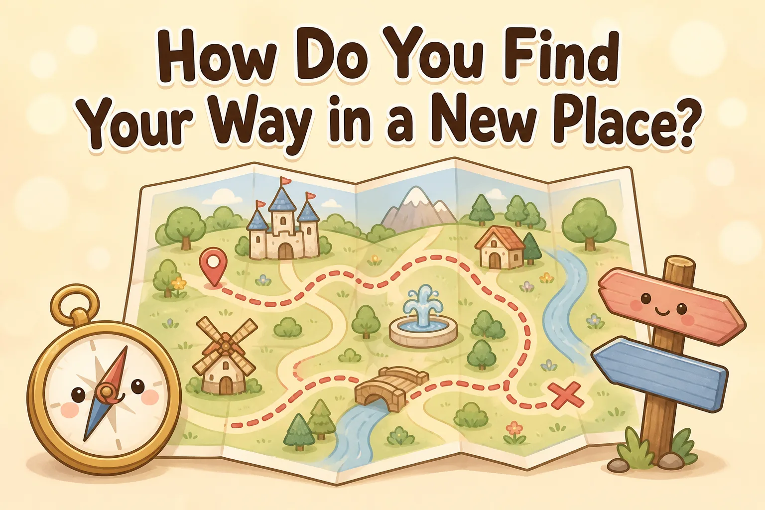 How Do You Find Your Way in a New Place? quiz cover
