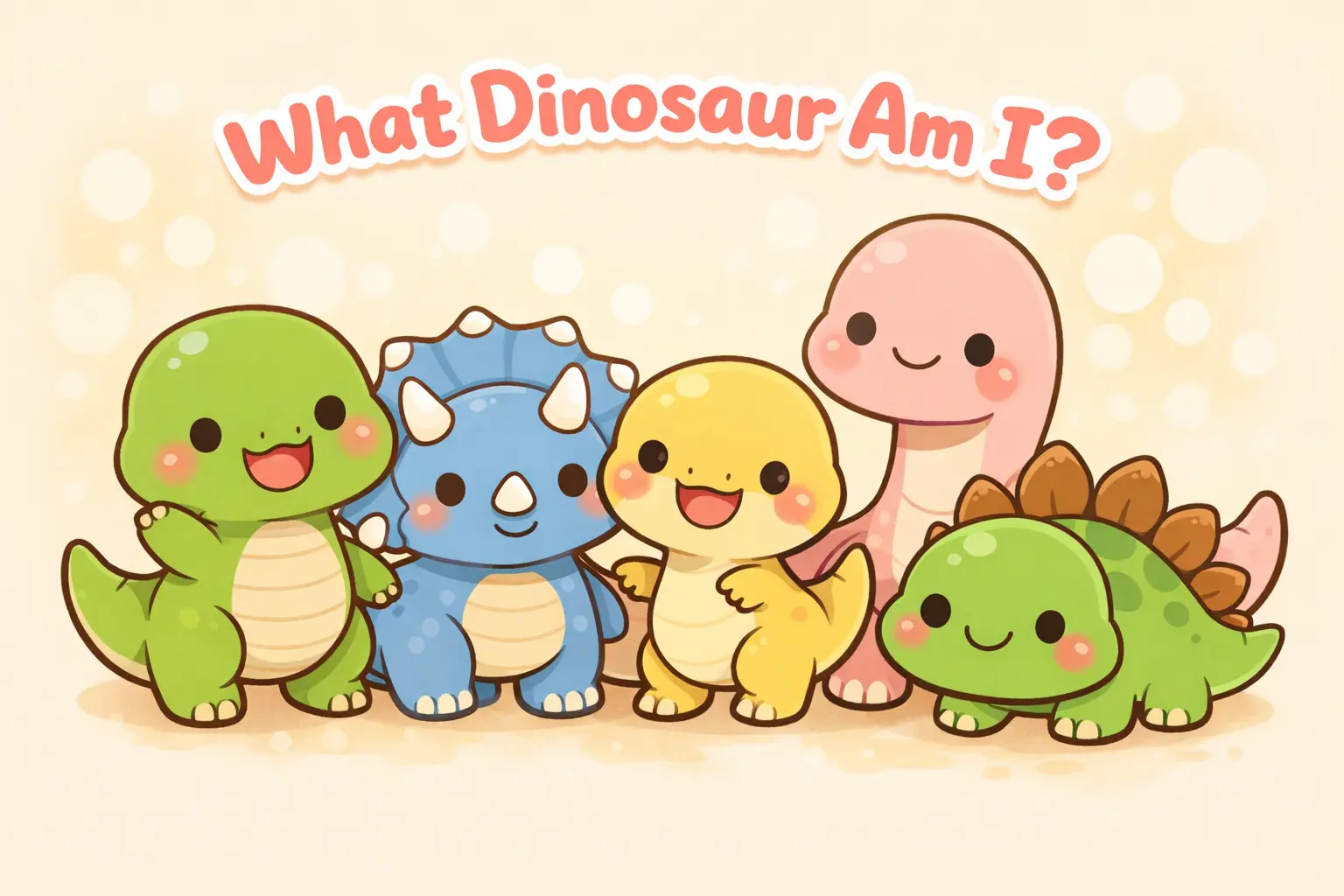 What Dinosaur Am I? quiz cover