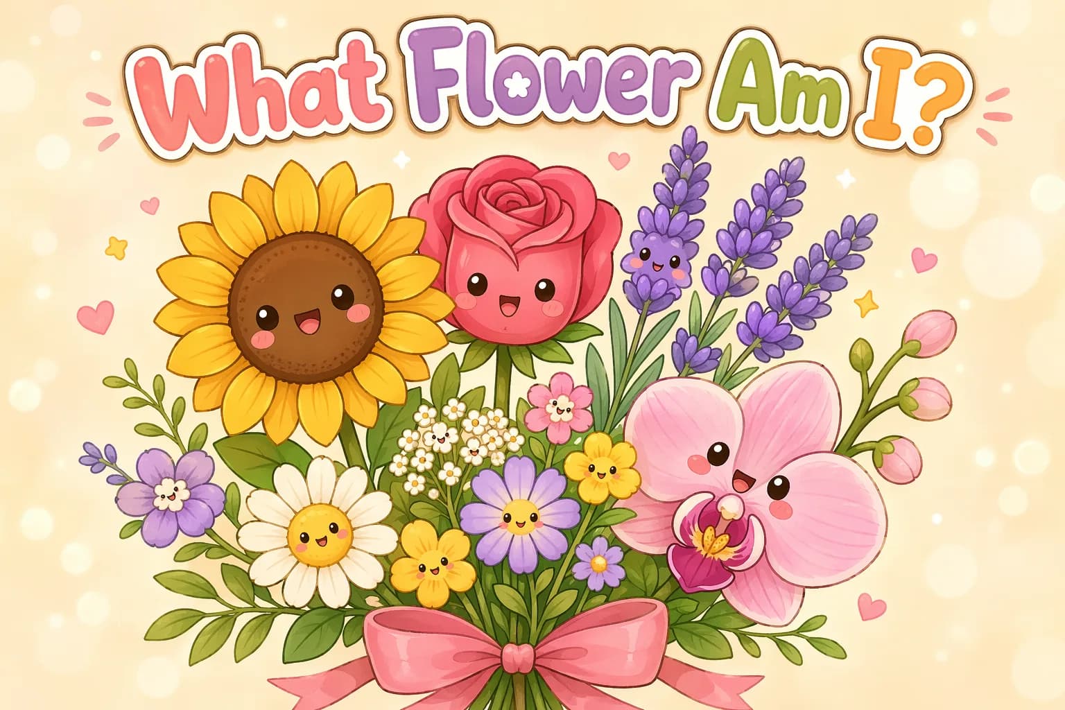What Flower Am I? quiz cover