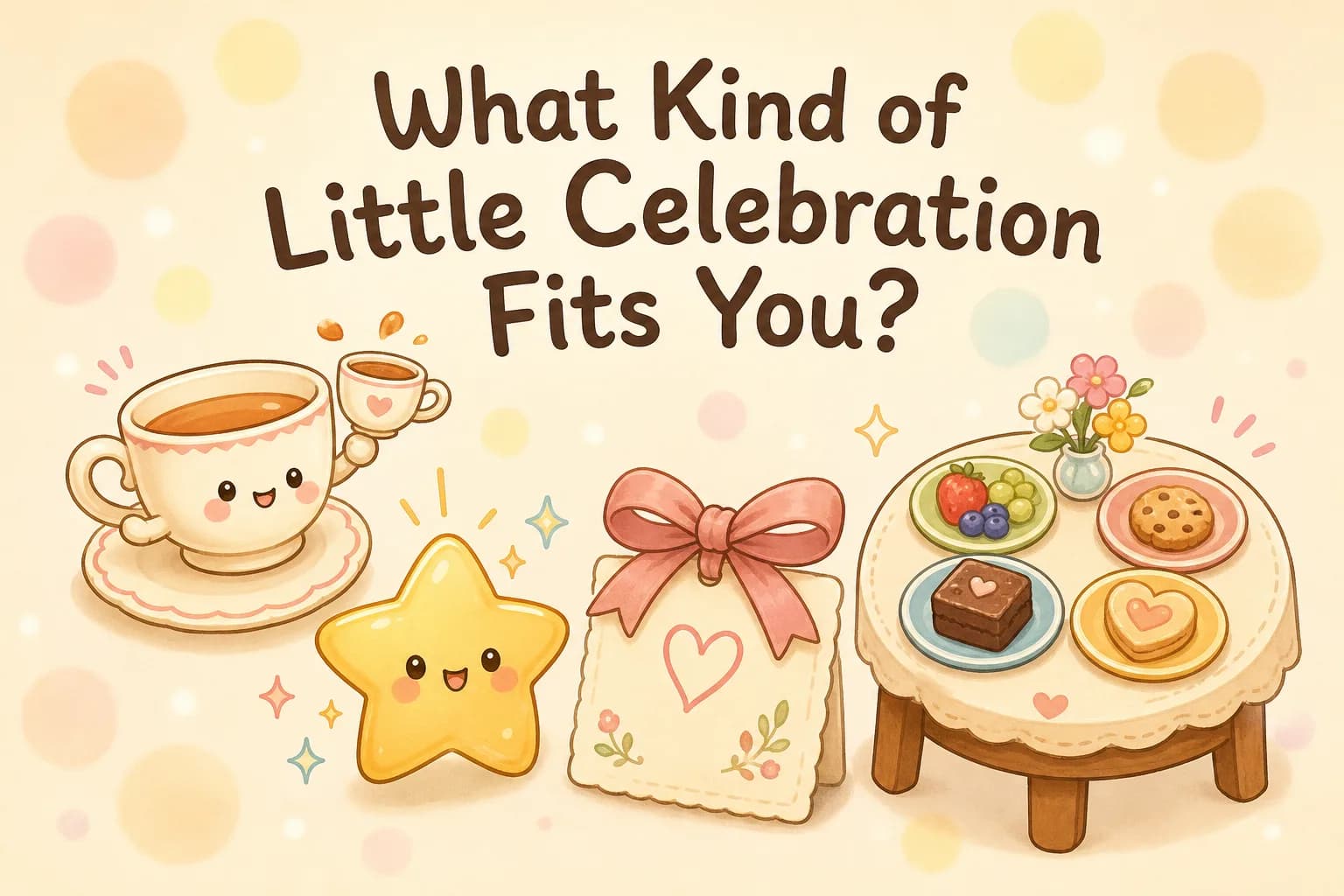 What Kind of Little Celebration Fits You? quiz cover